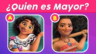 Adivina que personaje Disney es mayor  Parte 2✨🤔