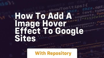 how to add a image hover effect to google sites