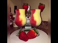 How to make a Strawberry Pina Colada Daiquiri (Miami Vice)