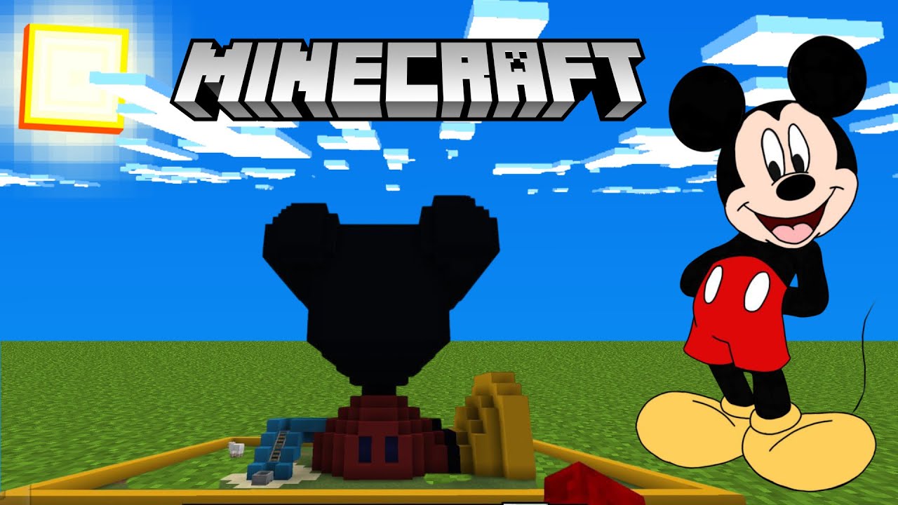 Cómo construir la casa de Mickey mouse en MINECRAFT