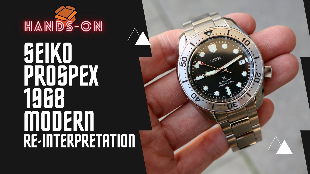 UNBOXING 2020 SEIKO PROSPEX 1968 MODERN RE-INTERPRETATION SPB185J1 - YouTube