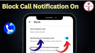 Truecaller Me Block Call Notification Kaise chalu Kare | Block call notification kaise on kare