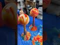 Oh Yea! Paint Pour Ornaments Tutorial at 👉 #paintpouracademy #ornamentdiy #ornamentpainting