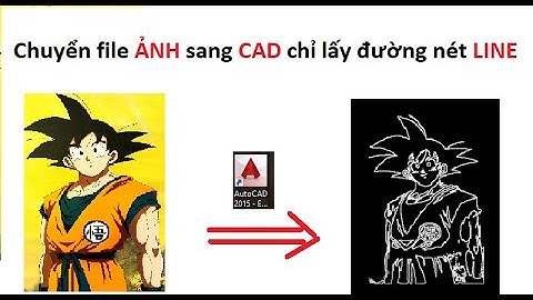 Chuyển file ẢNH sang file AUTOCAD chỉ lấy đường nét vẽ