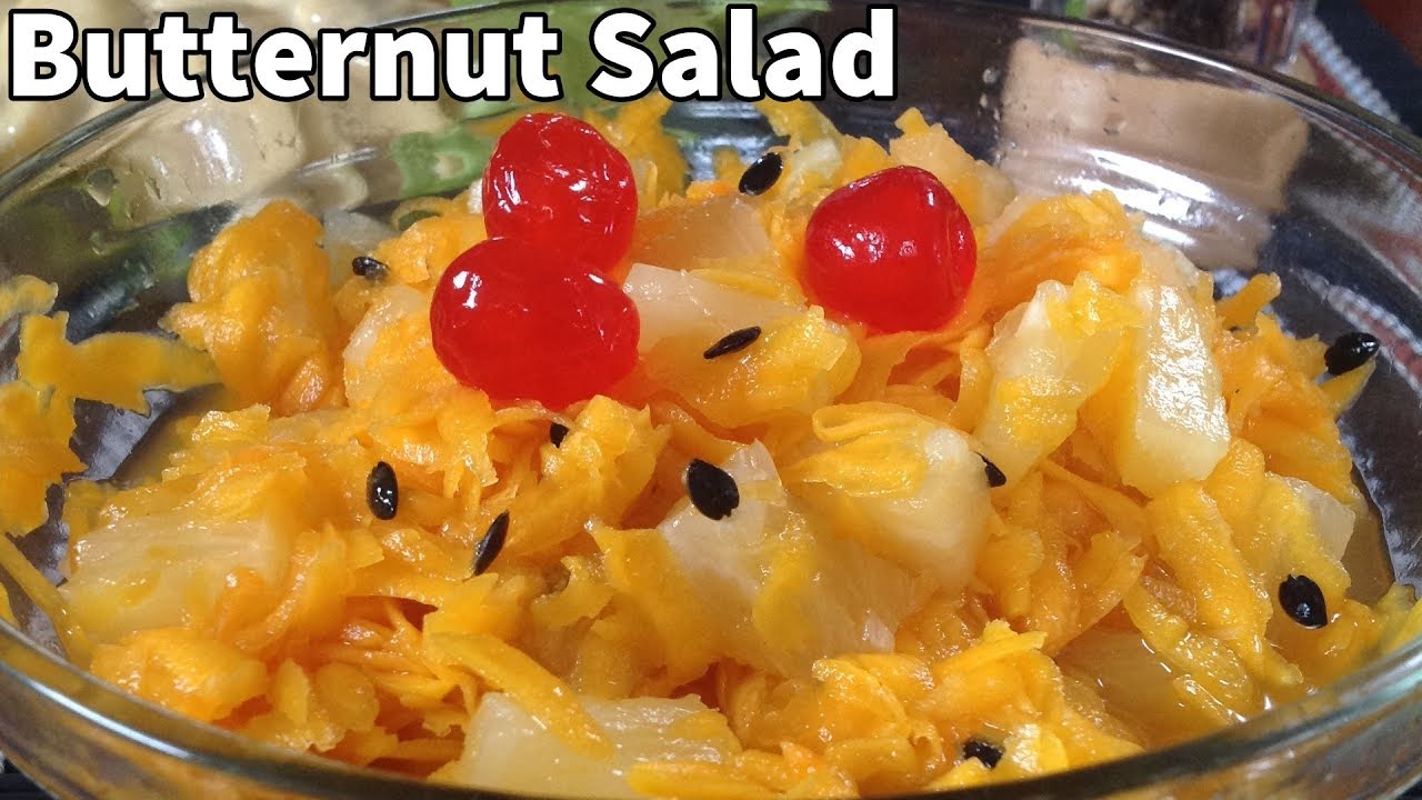 Butternut Salad Recipe YouTube