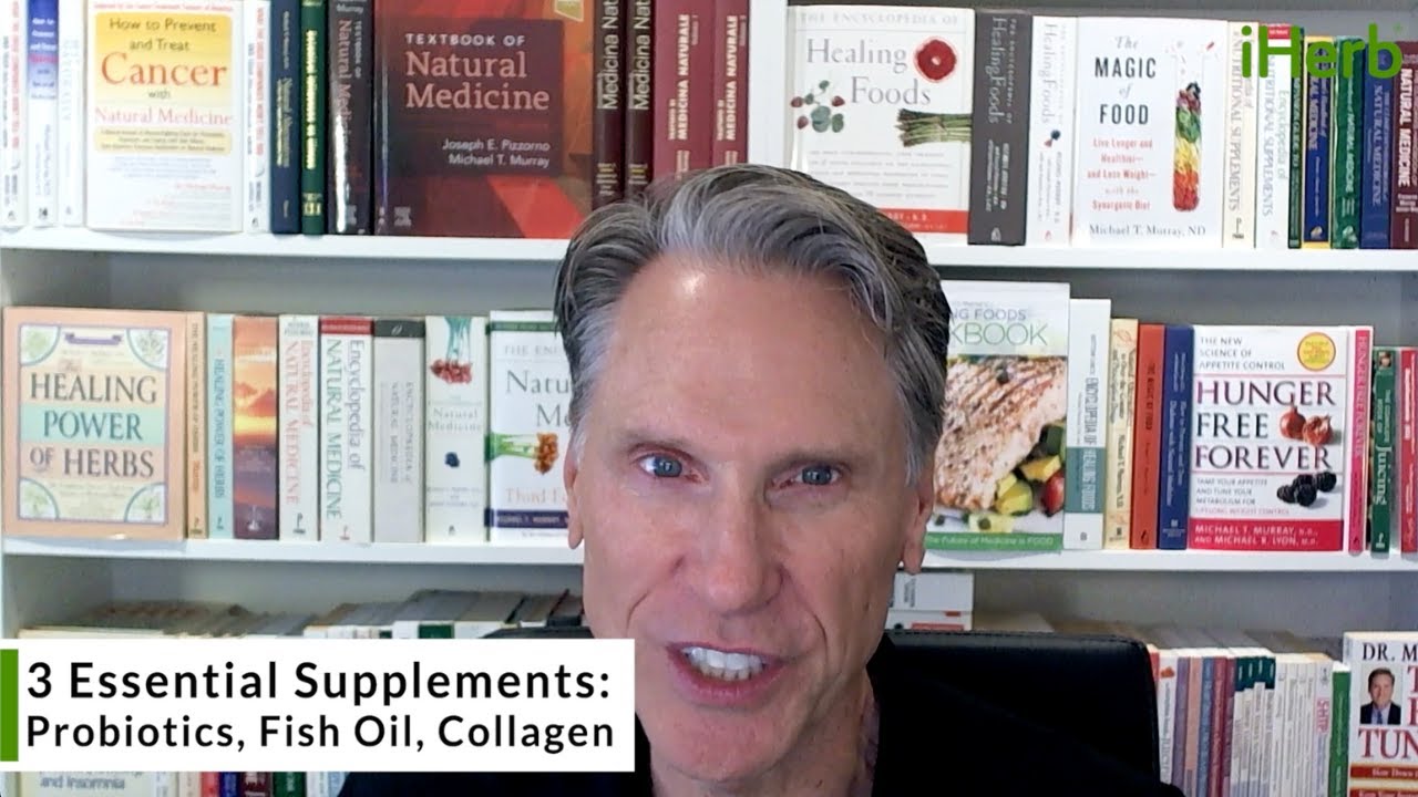 Top 3 Supplements: Fish Oil, Probiotics, + Collagen | iHerb