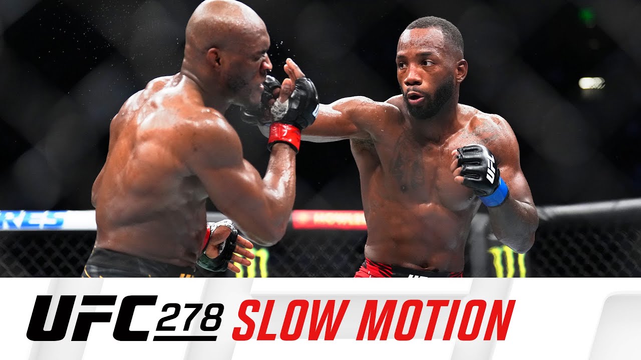 UFC 278 in SLOW MOTION Fight Motion