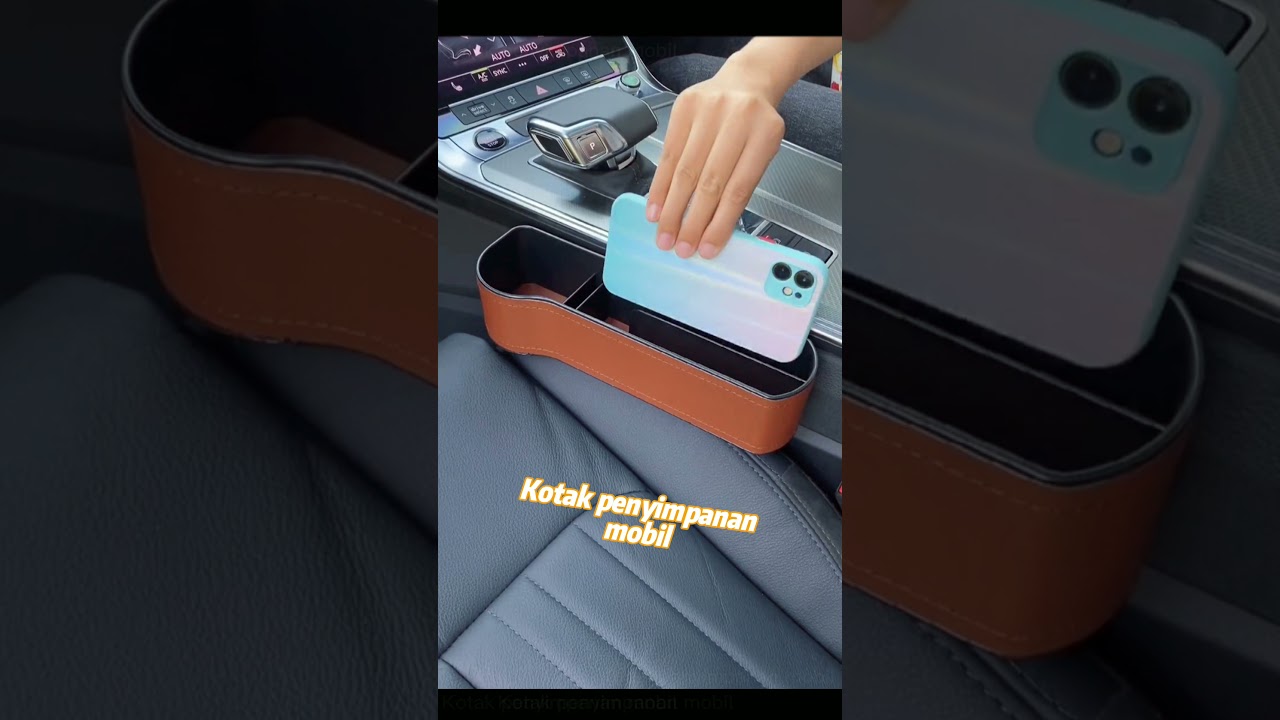 Premium Car Seat Gap Organizer Storage Box 