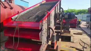 Vibrating screening separator for Crusher, YK Series Sandstone Vibrating