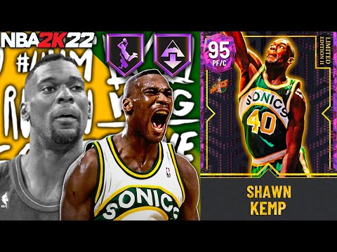 PINK DIAMOND SHAWN KEMP GAMEPLAY! HE IS A POINT CENTER IN NBA 2K22 MyTEAM!