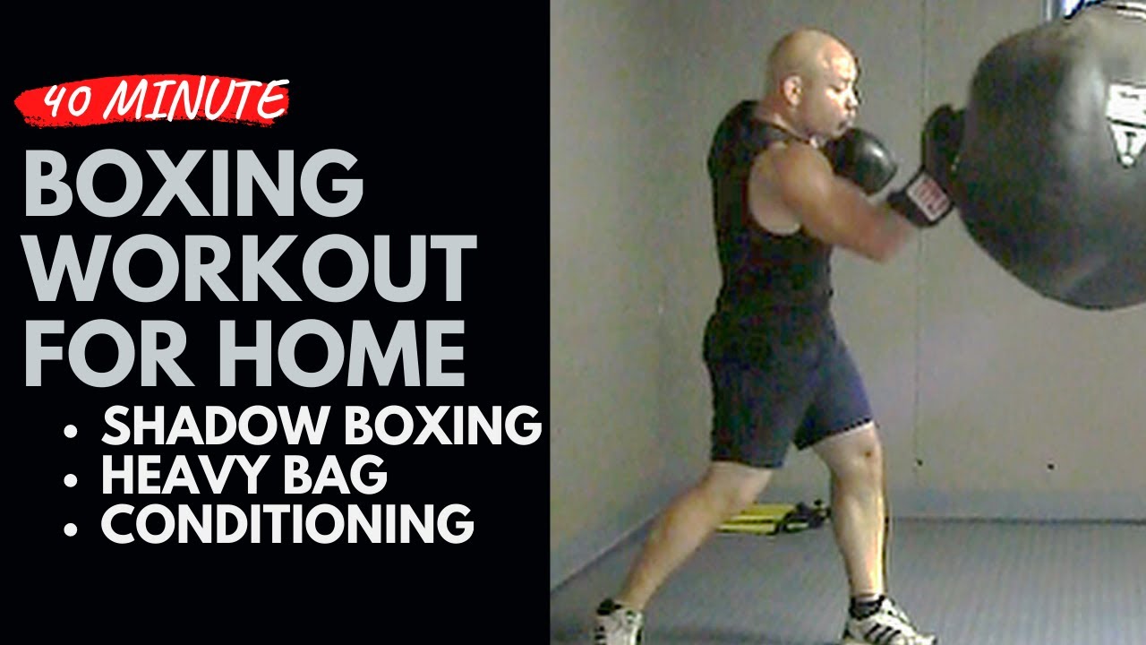 40 Minute Boxing Workout l Home Workout l Shadow Boxing, Heavy Bag