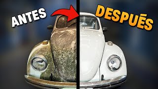 1970 Old Volkswagen Beetle Insane Detailing! | CAR DETAILING
