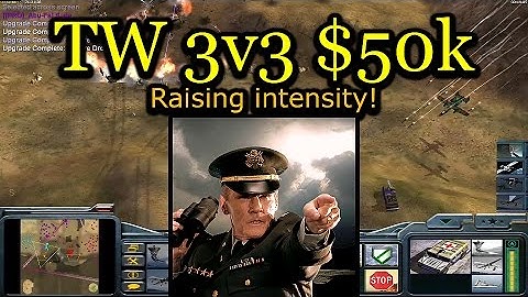 Twilight Flame 3v3 $50k - Laser General - Pro Rules | C&C Generals Zero Hour | No Commentary