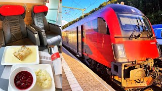 ÖBB Railjet Business Class Vienna - Prague - Berlin “Vindobona”