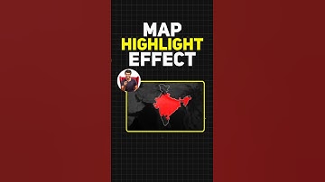 Dhruv Rathee-Style Map Highlight/Map Animation Effect in CapCut 🔥