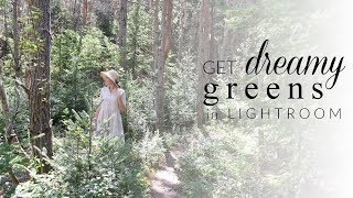 Lightroom How To: Get Dreamy Greens + Make Your Own Preset!