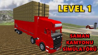 Saman Kamyonu Simülatörü||(Level 1) // Tüm Parkurlar // Android Gameplay screenshot 3