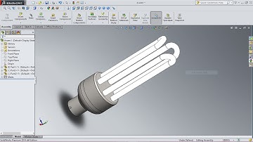 SolidWorks Tutorial Fluorescent Lamp