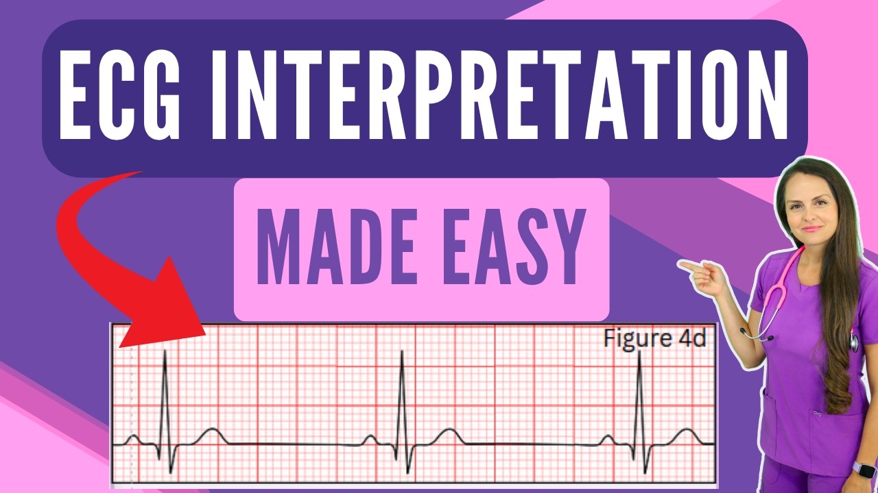 ECG Interpretation Made Easy | How to Read an ECG Rhythm Strip