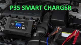Car Smart Battery Charger for Auto Moto Truck Motorcycle