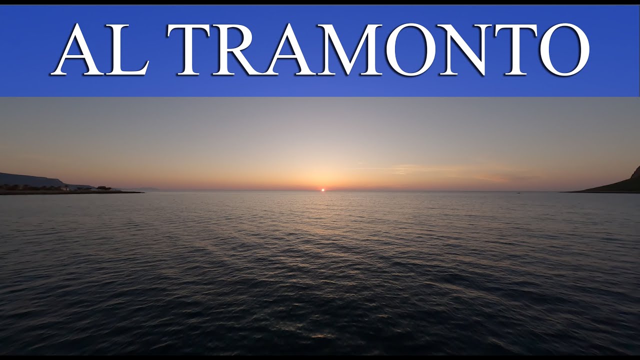 Wonderful Sicily Fpv Drone Lovely Sunset - Welcome To Italy