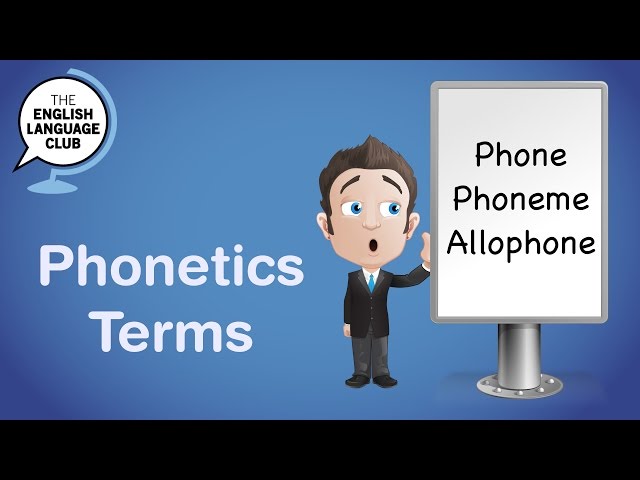 Phonetics Terms: phone, phoneme, allophone