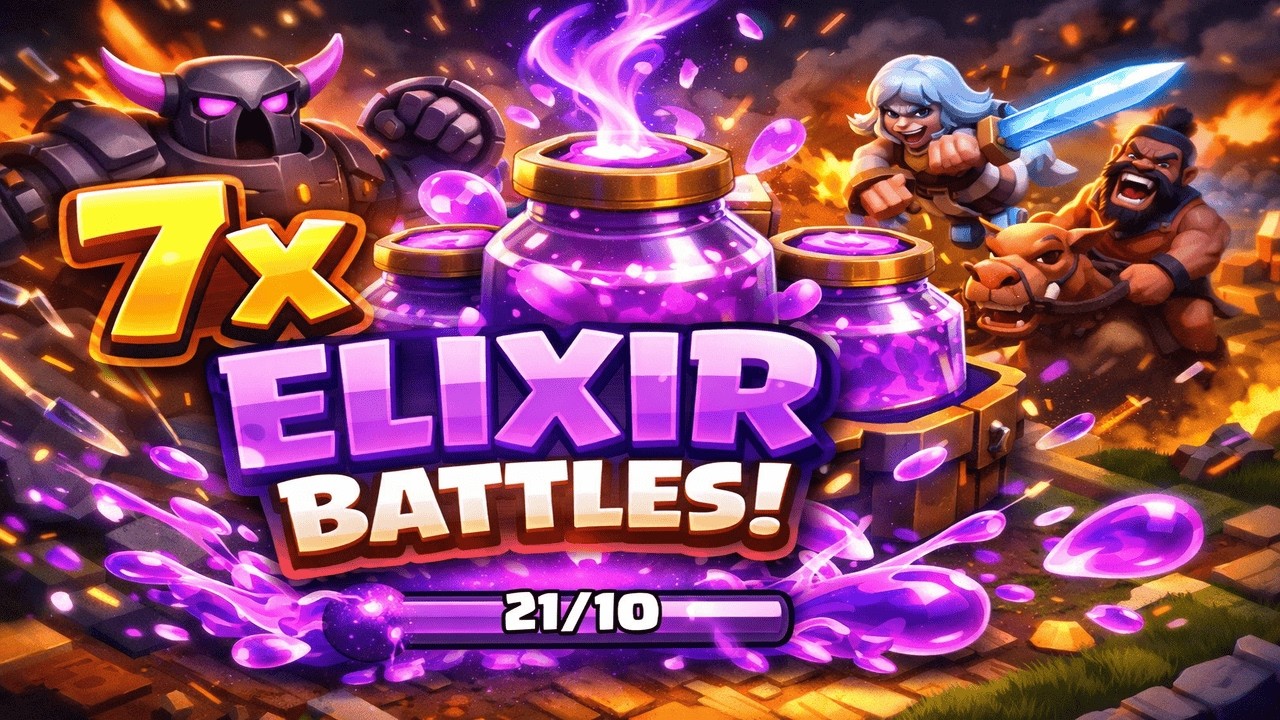 Literally FREE Wins in 7x Elixir | Clash Royale - YouTube