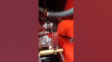 Porsche 912 float level check using P78 tool