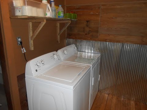 how-to-install-corrugated-metal-on-interior-walls-with-shiplap-halfway-down