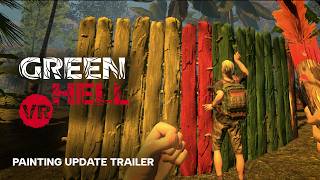 Green Hell VR  Modular Building & Painting Update Trailer | VR Survival | Meta Quest, PS VR2