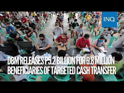DBM releases P5.2 billion for 9.8 million beneficiaries of targeted cash transfer