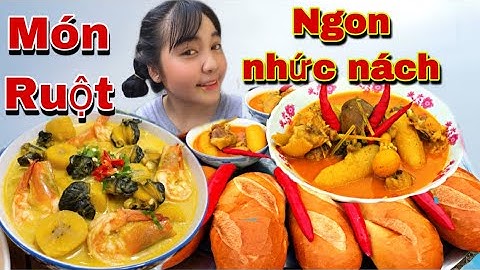 Ngon Nhức Nách Vị Cà Ri Ốc Bươu Miền Tây | Huỳnh Như Vlogs