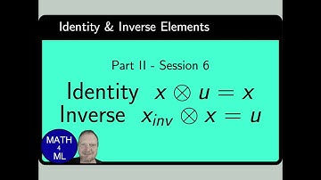 Part II - 6. Additive and multiplicative identity & inverse elements