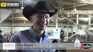 Paul Bogart • AQHA Worlds Show 2020 • Winning Ride & New Album!