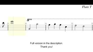 Endless Love Flute Sheet