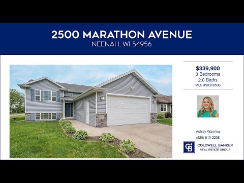 2500 MARATHON Avenue, Neenah, WI home video tour