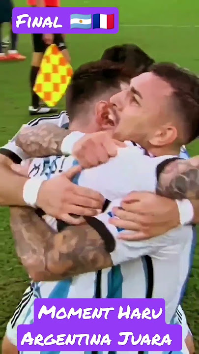 Best Moments Argentina Juara piala dunia Qatar 2022. Detik detik yang menegangkan 🔥