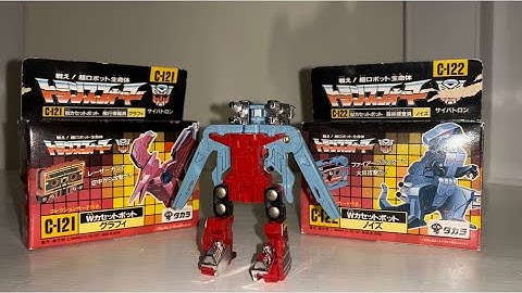 Transformers generation one Decibel review. G1 Japanese exclusive vintage combiner Graphy & Noise