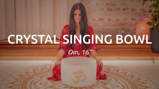 16 Om Crystal Singing Bowl, 136,10 Hz, PCSB16OM - Meinl Sonic Energy