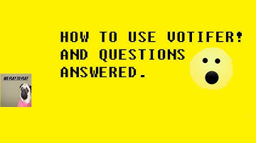 How to use and configure the votifier plugin [Explains problems too]