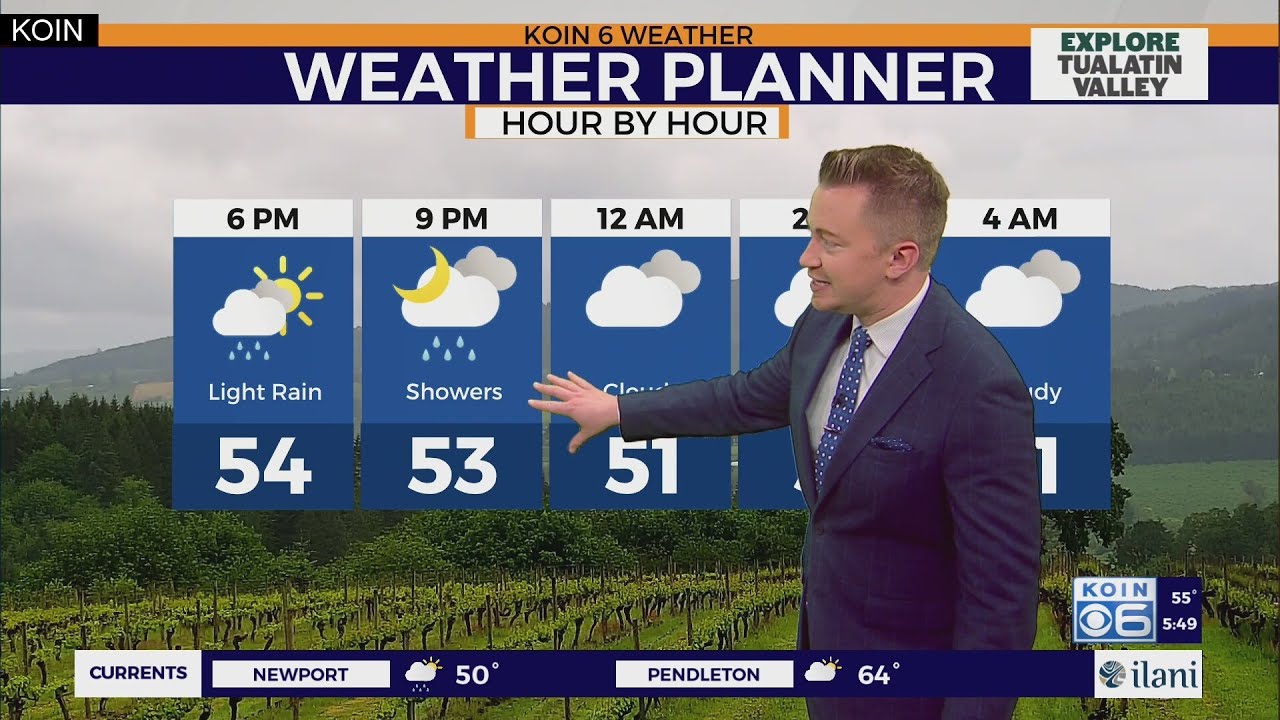 Rain fades Friday as a soggy weekend takes shape - YouTube