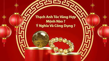 💎 Thạch anh tóc vàng hợp mệnh nào ? Ý nghĩa và công dụng ?