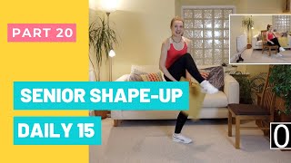 SENIOR SHAPE-UP DAILY 15 MINS | HITT WORKOUT | PART 20 | ALL ABILITIES WITH JOANNA