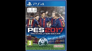 PES 2017 - PS4  Revisado blu ray  Español