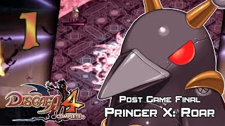 Disgaea 4 Complete - Walkthrough - Post Game Final Stage 1 Pringer X Roar