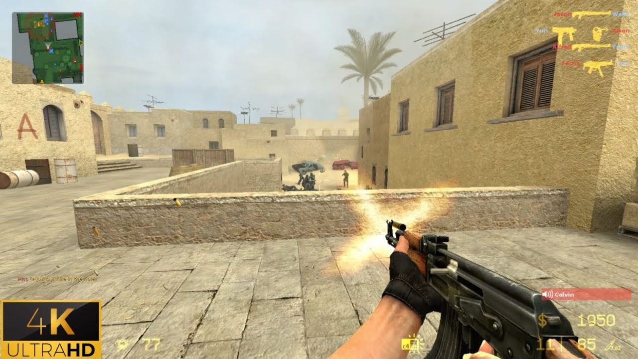 CSS WITH 20 BOTS - DUST 2  - T 13 - 0 CT ( 4K60 )