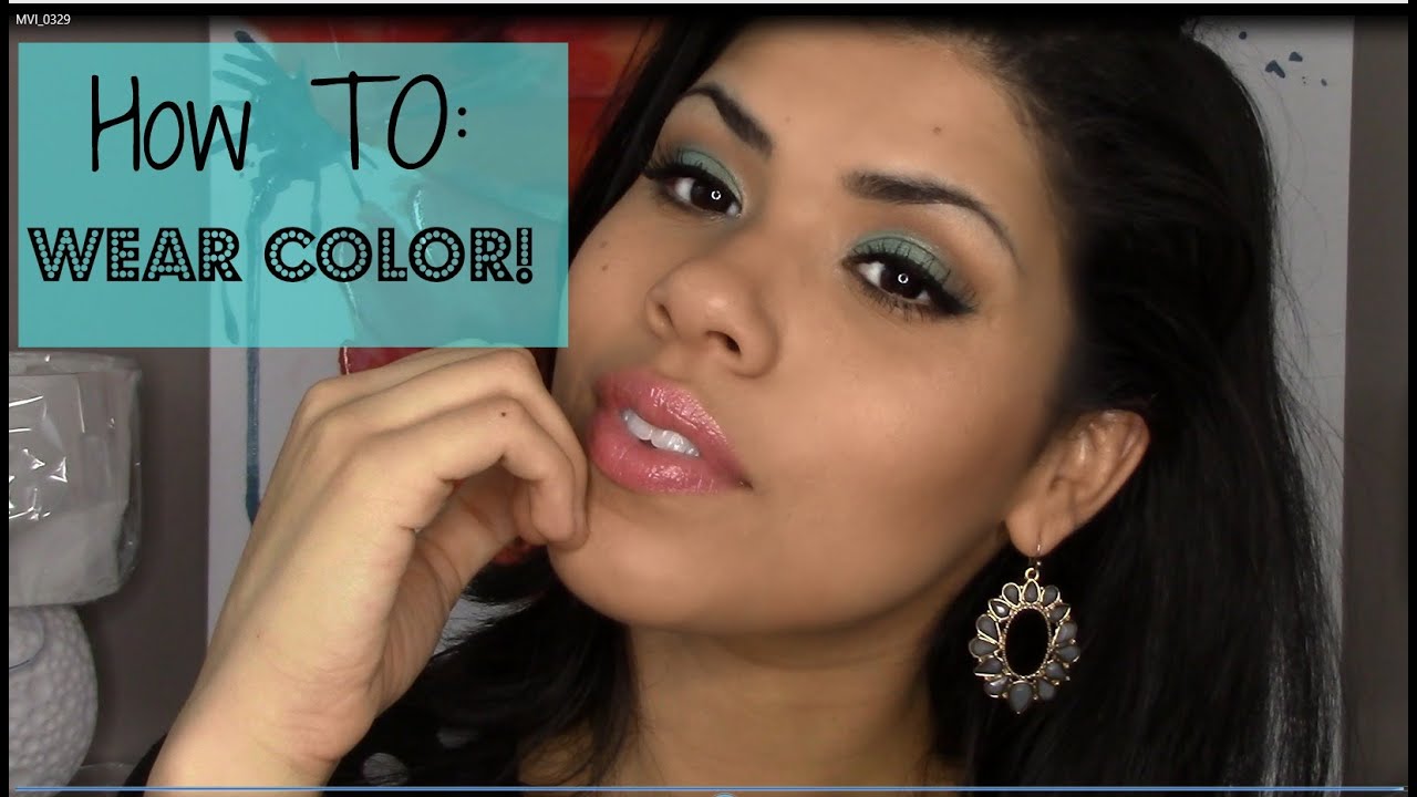 How To Wear Colorful Eye Shadow | Easy Tutorial