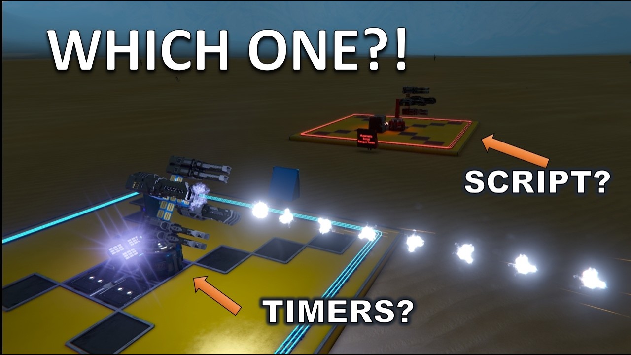 How To Make Timer block Railguns and Scripted Railguns in Space ...