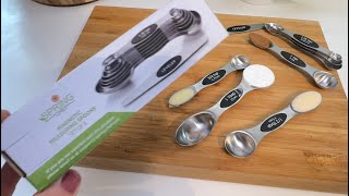 Magnetic Measuring Spoons Review Stainless Steel Set | Spring Chef