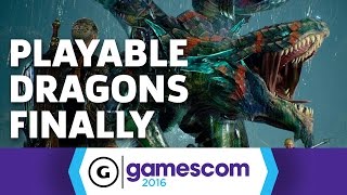 Playable Dragons In Scalebound - Gamescom 2016